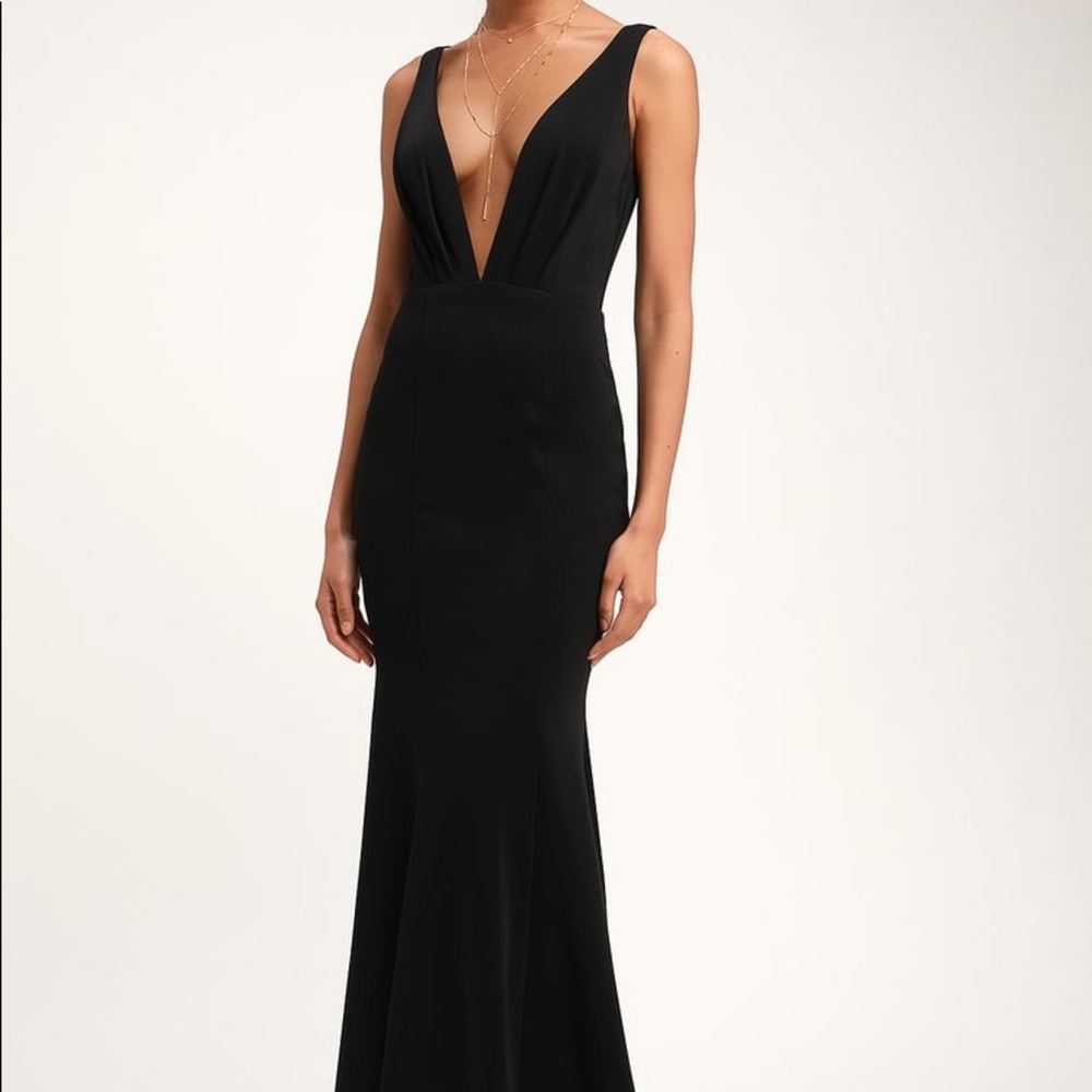 Gorgeous black mermaid dress